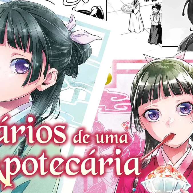 Ilustração artística de ferramentas de apotecária antiga com ervas e um grampo de jade sobre fundo claro.